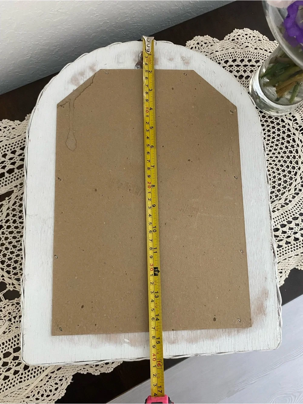 Arch Wicker Mirror